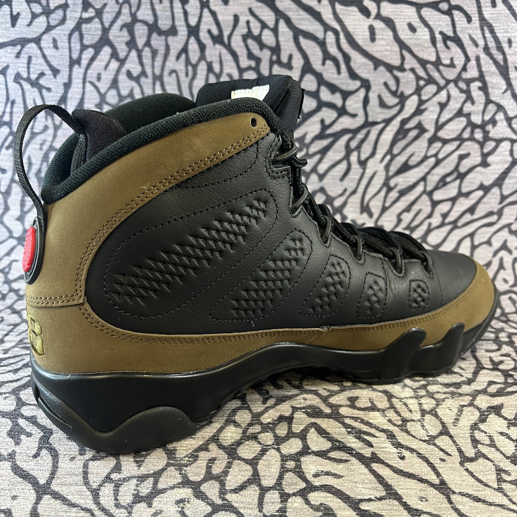 Jordan Pre-owned Air Jordan 9 Retro Olive