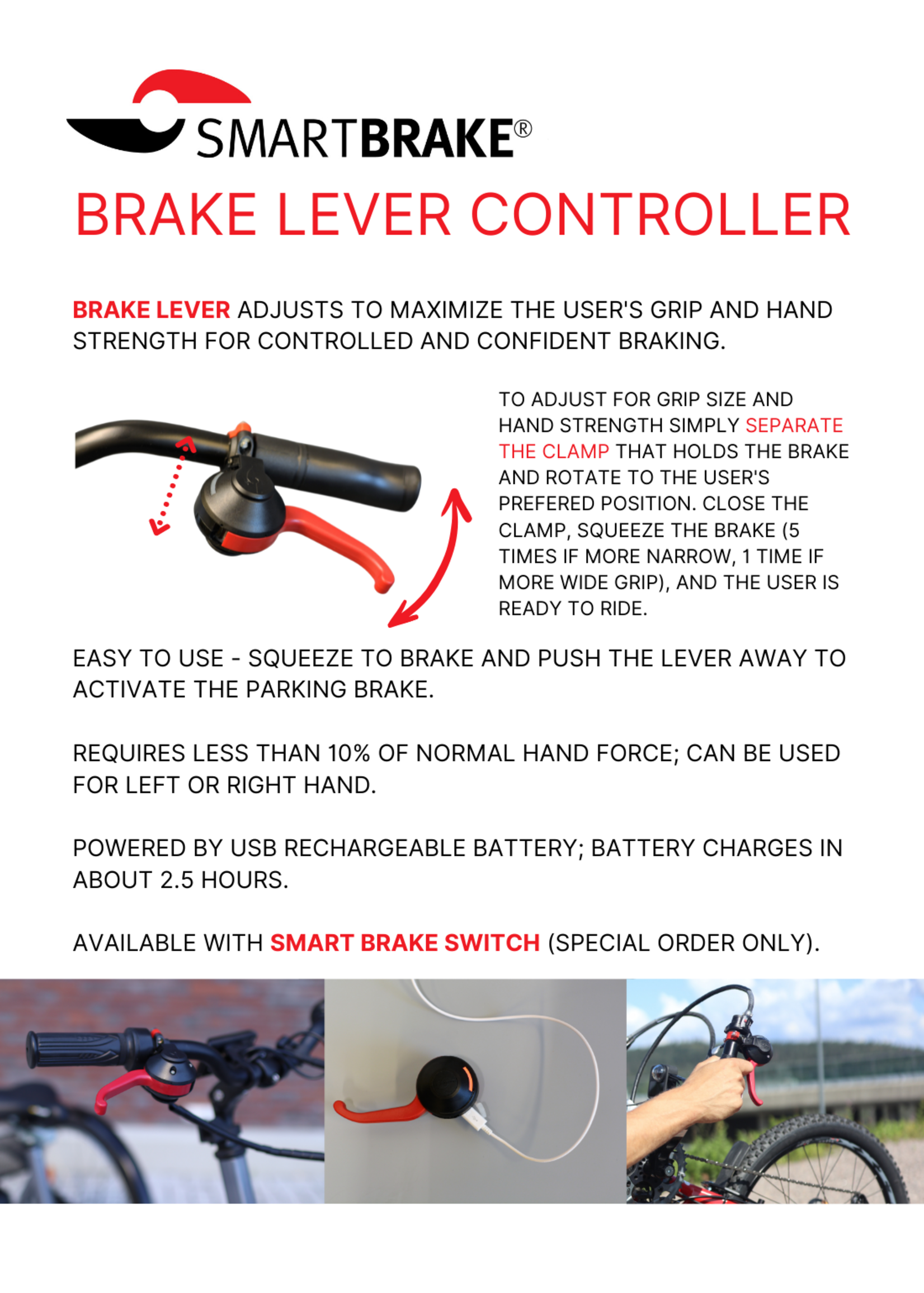 Smart Brake Smart Brake Brake Lever Controller