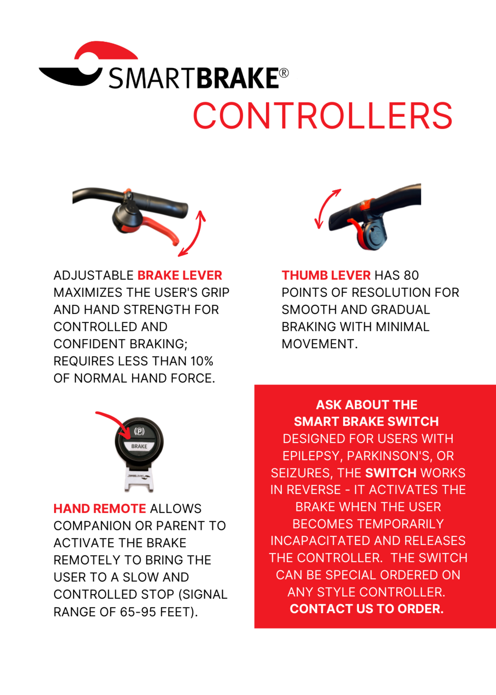 Smart Brake Smart Brake Controller - Hand Remote Control