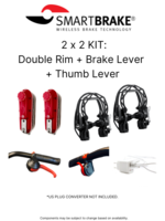 Smart Brake Smart Brake 2x2 Kit: Double Rim + Brake Lever + Thumb Lever