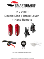 Smart Brake Smart Brake 2x2 Kit: Double Disc + Brake Lever + Hand Remote