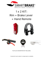 Smart Brake Smart Brake 1x2 Kit: Rim + Brake Lever + Hand Remote