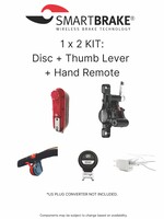 Smart Brake Smart Brake 1x2 Kit: Disc + Thumb Lever + Hand Remote