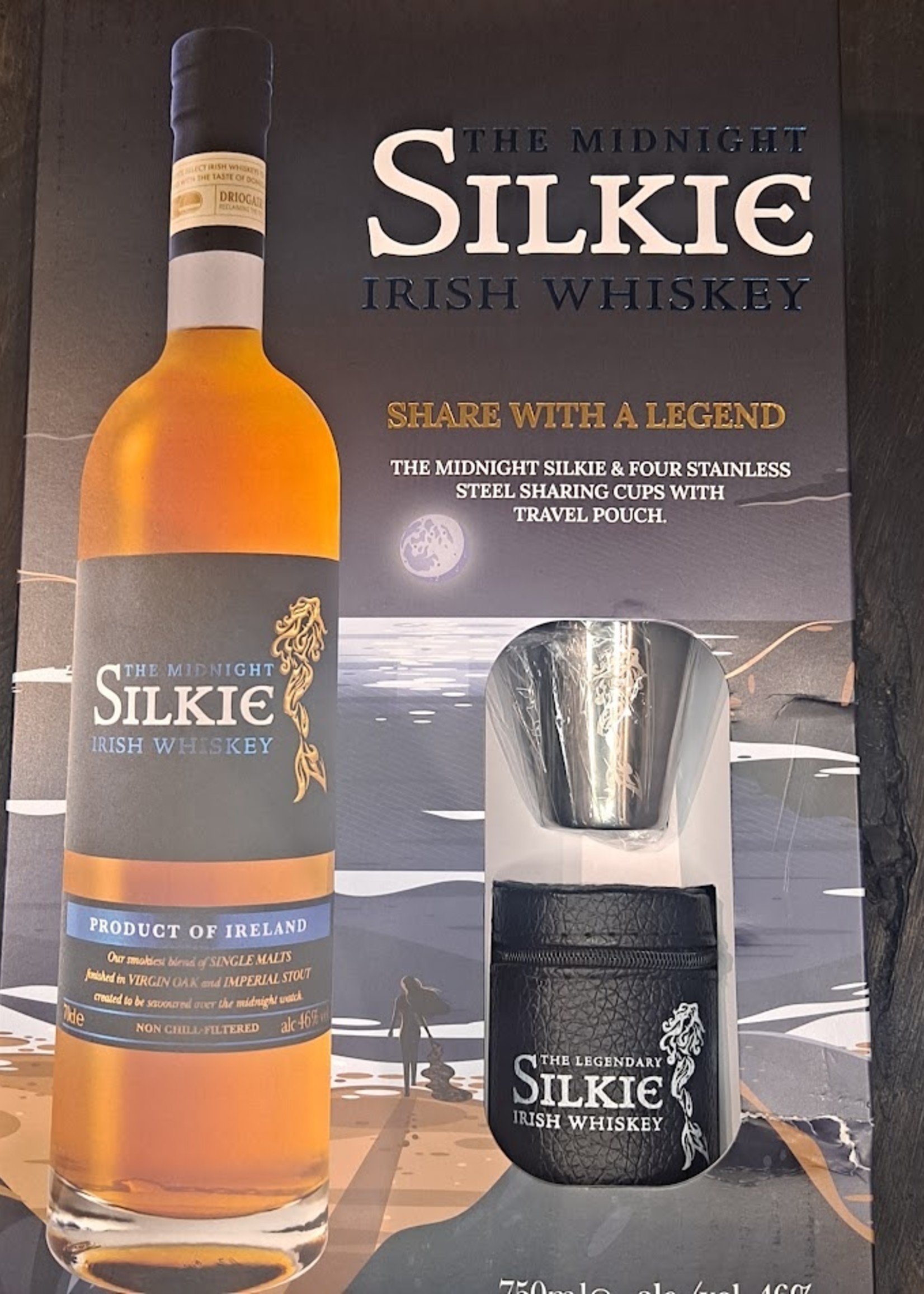 Silkie Peated Irish Whiskey Gift Set 750ml