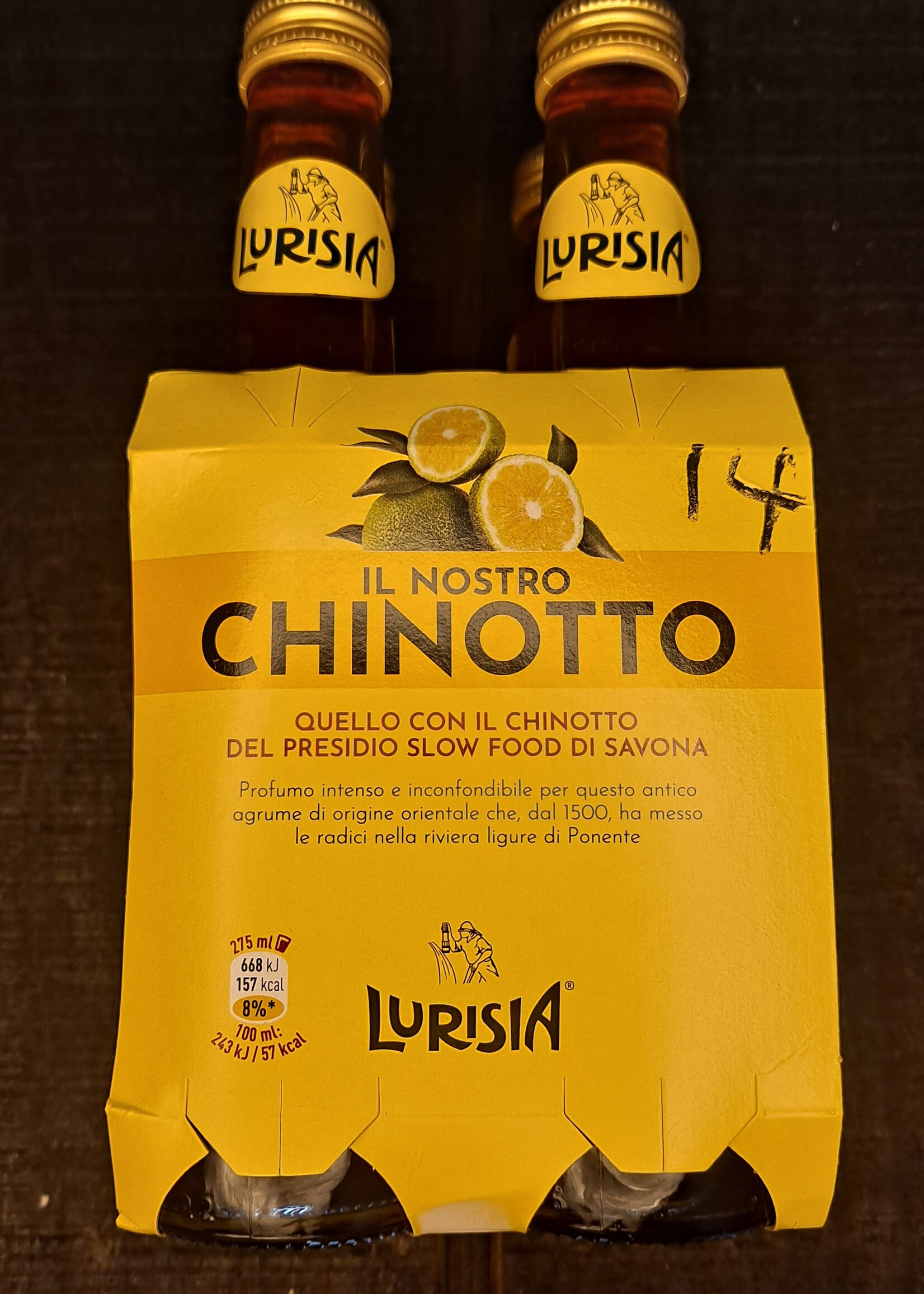 Lurisia Chinotto Soda 4pk