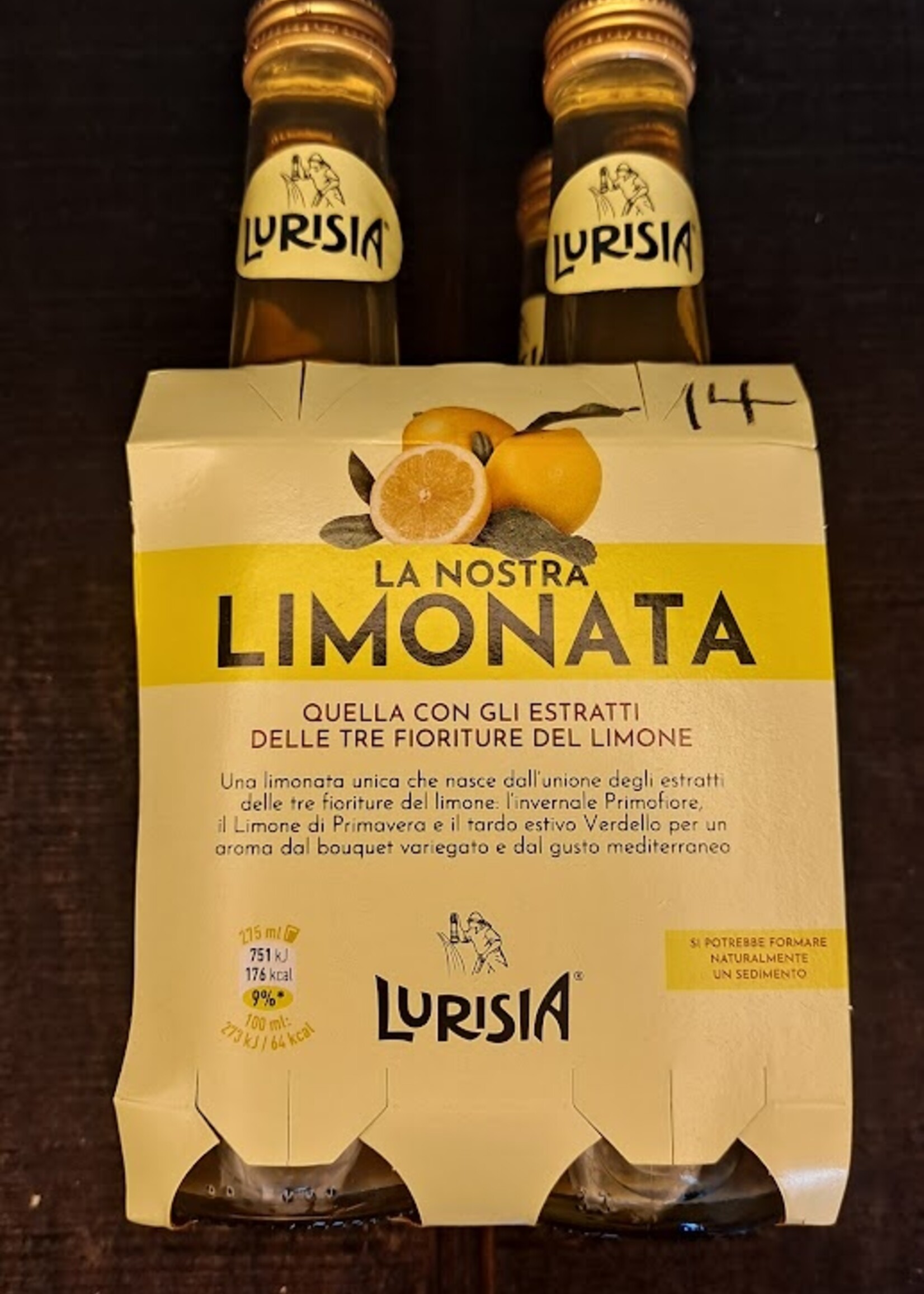 Lurisia Limonata Soda 4pk