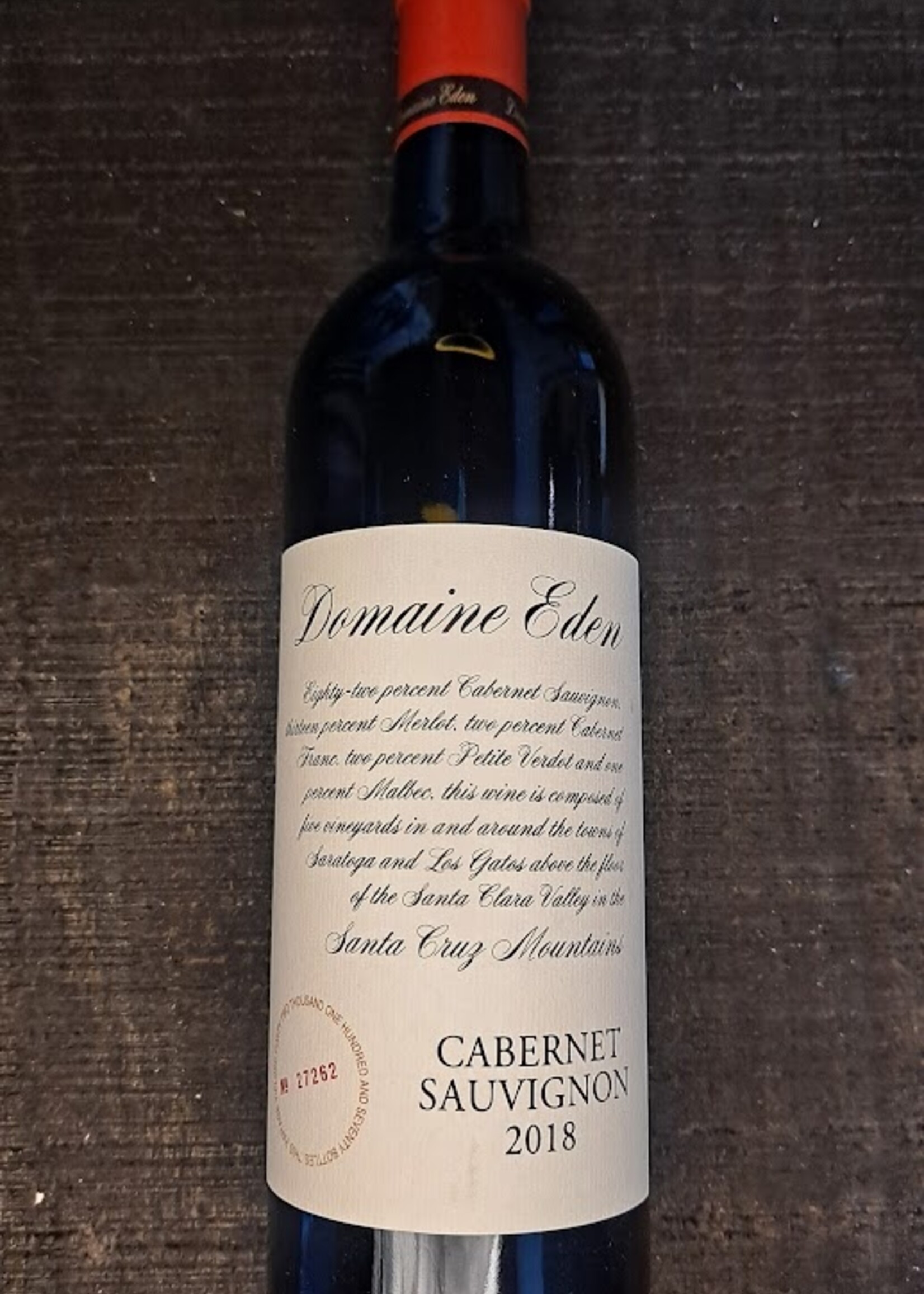 Domaine Eden Cabernet Sauvignon 2018