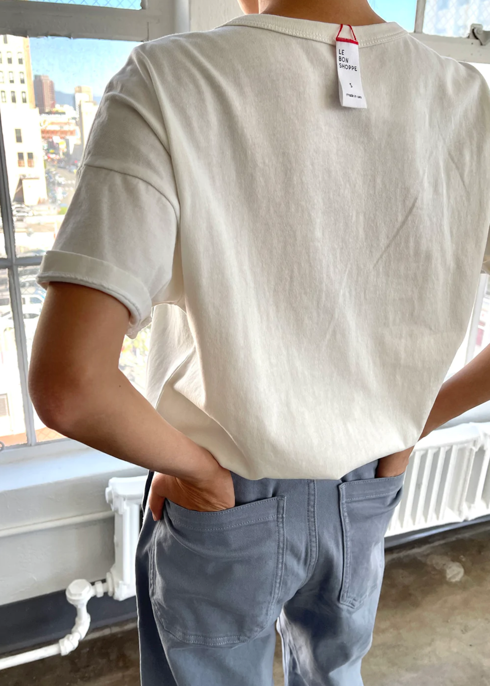 Le Bonn Her Tee - White