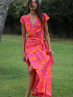 XIX Palms Aruba Wrap Dress