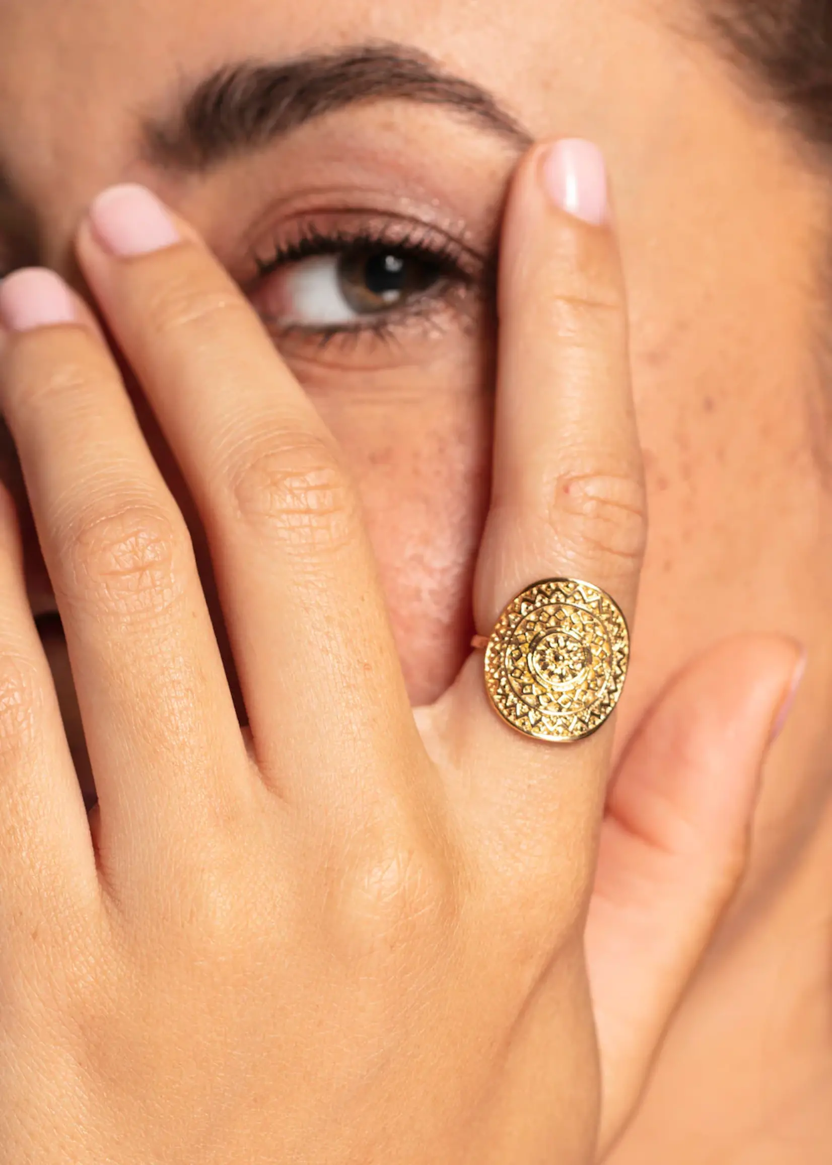 KI ELE Fez 18K Gold Vermeil Ring