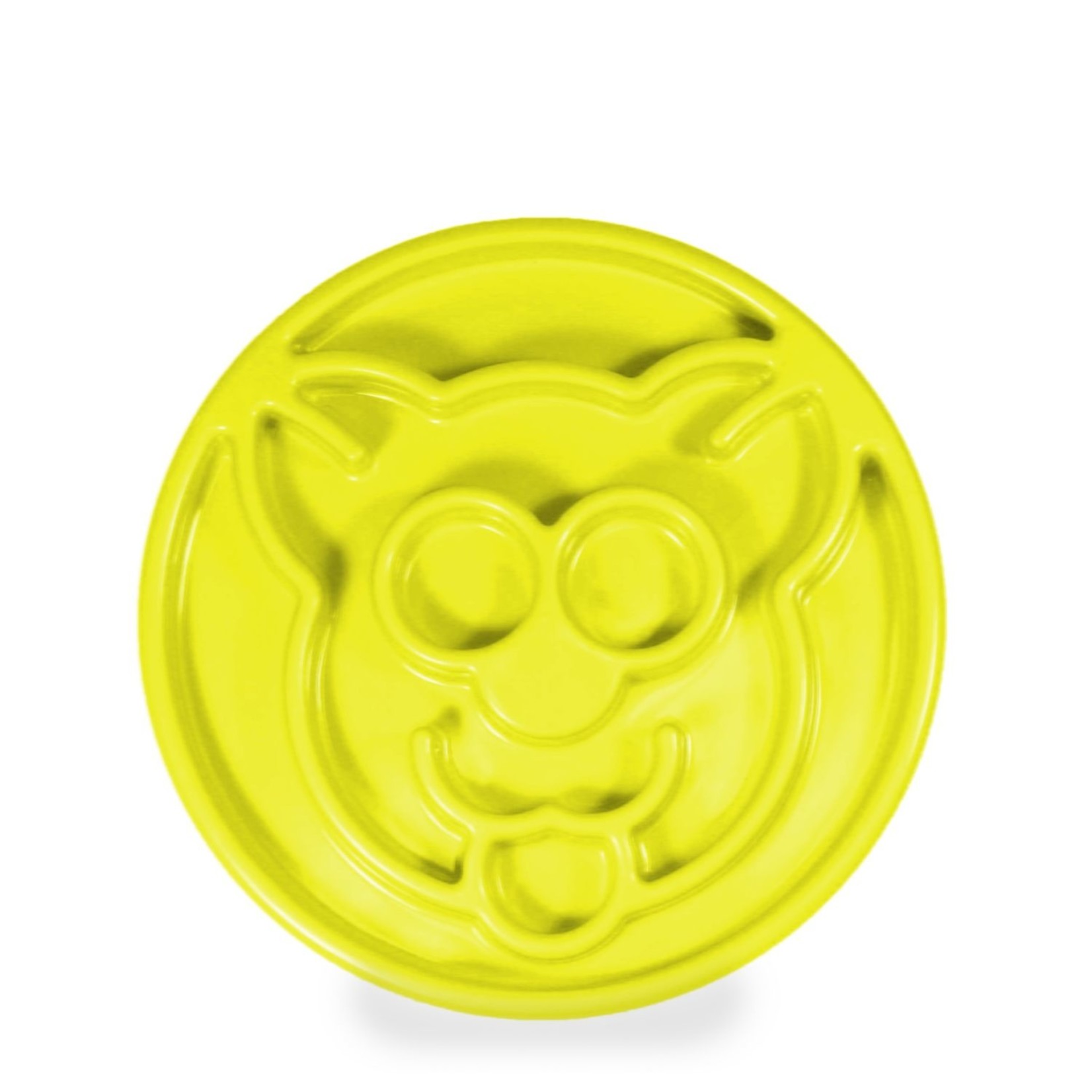 BeOneBreed Cat Slow Feeder 8" Yellow