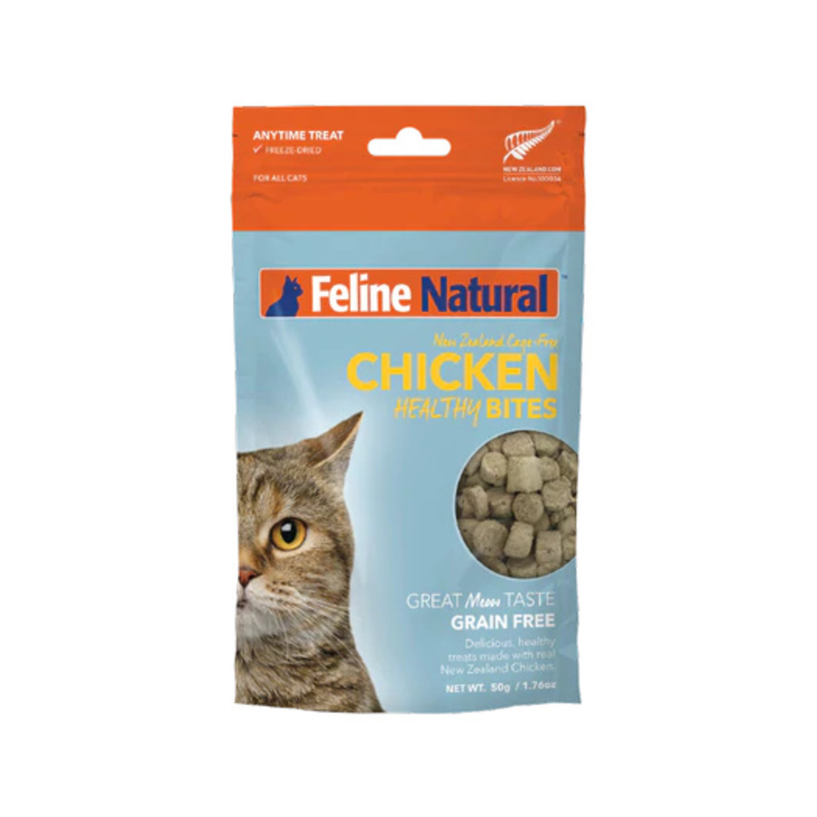 K9 Natural/Feline Natural Feline Natural Cat Freeze Dried Chicken Bites Treats 50g