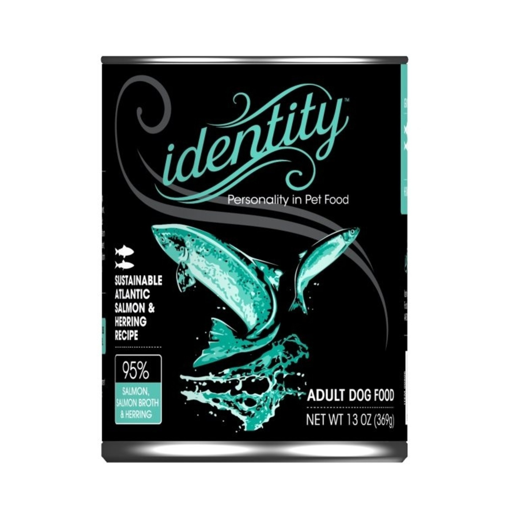 Identity Identity 95% Sustainable Atlantic Salmon, Salmon Broth & Herring Pâté Wet DOG Food