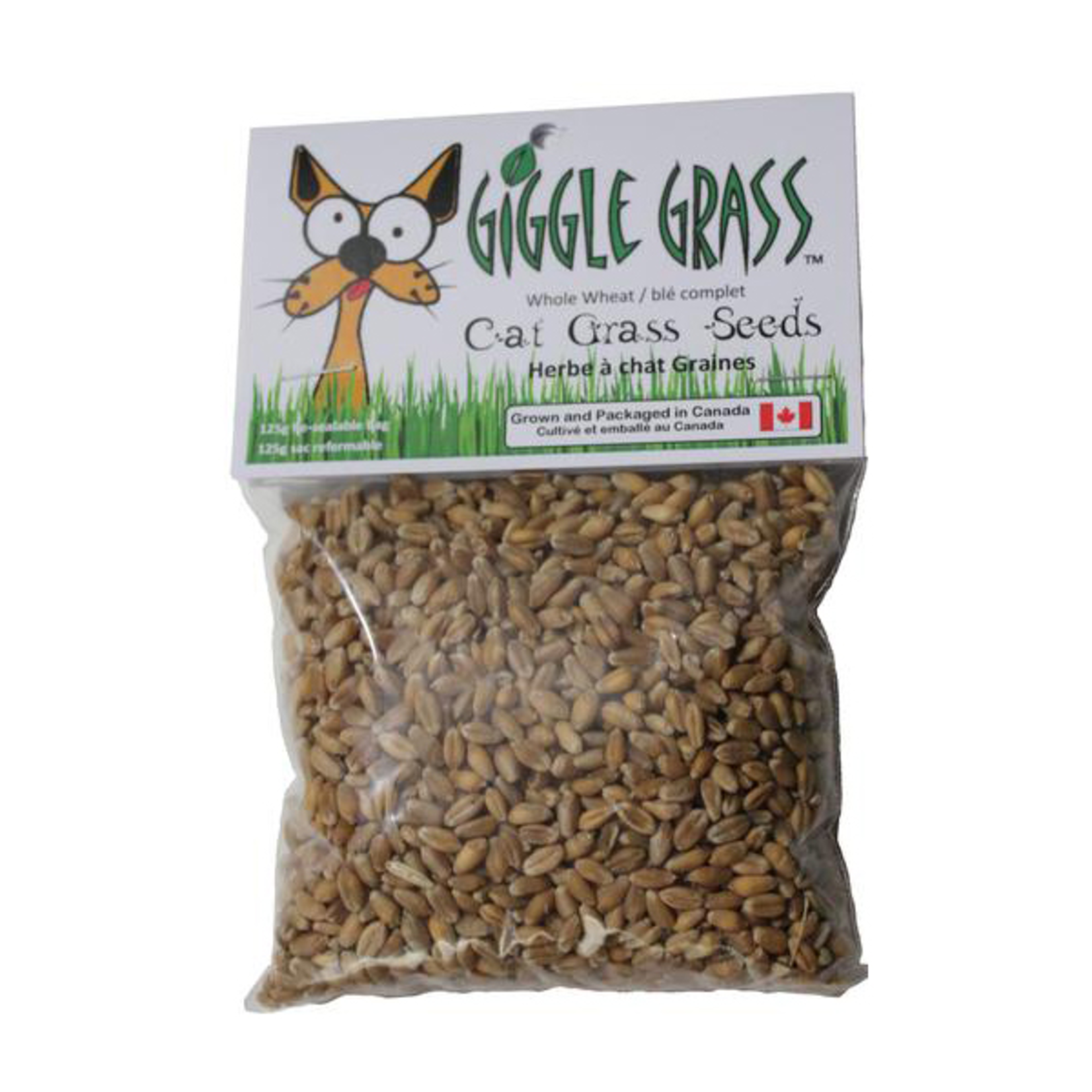 Giggle Grass Giggle Grass Whole Wheat Grass Seeds 125g