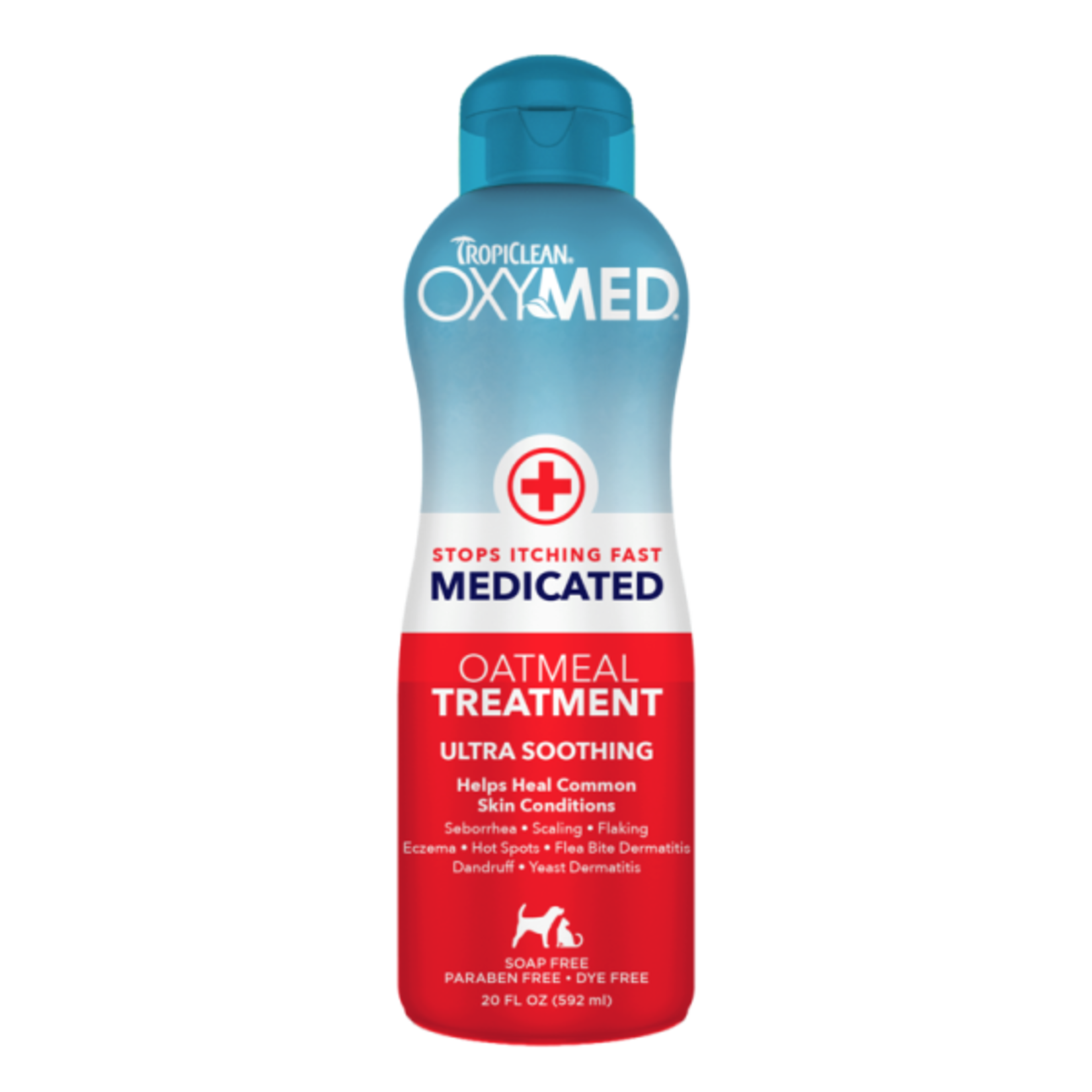 Tropiclean TROPICLEAN OxyMed Medicated Oatmeal Treatment Shampoo 16oz