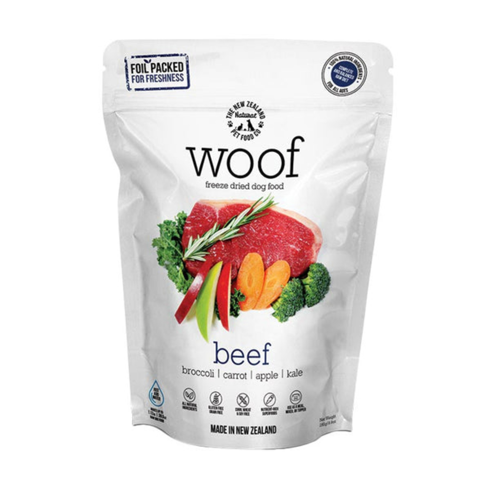 The New Zealand Pet Food Co THE NEW ZEALAND NATURAL PET FOOD CO WOOF Freeze-Dried Beef 280g