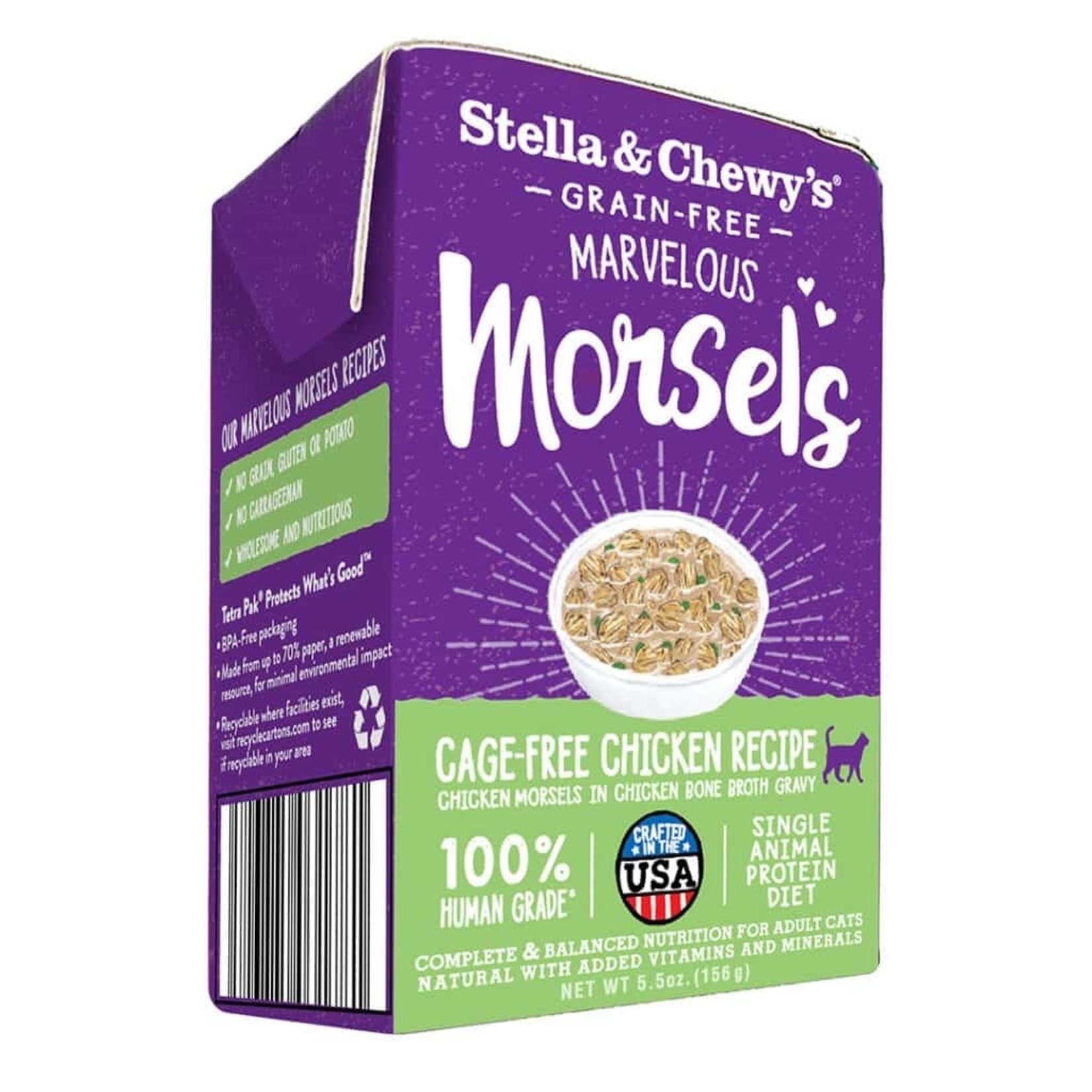 Stella & Chewy's Stella & Chewy's Cat Cage-Free Chicken Morsels Wet Food 5.5oz