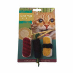 Dharma Dog Karma Cat Dharma Dog Karma Cat Sushi Cat Toy 3pk