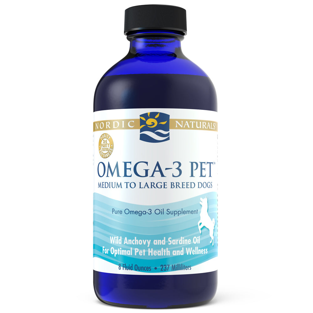 Nordic Naturals Omega 3 Pet 8oz Unflavoured Liquid Bodega Pets Foods and Supply