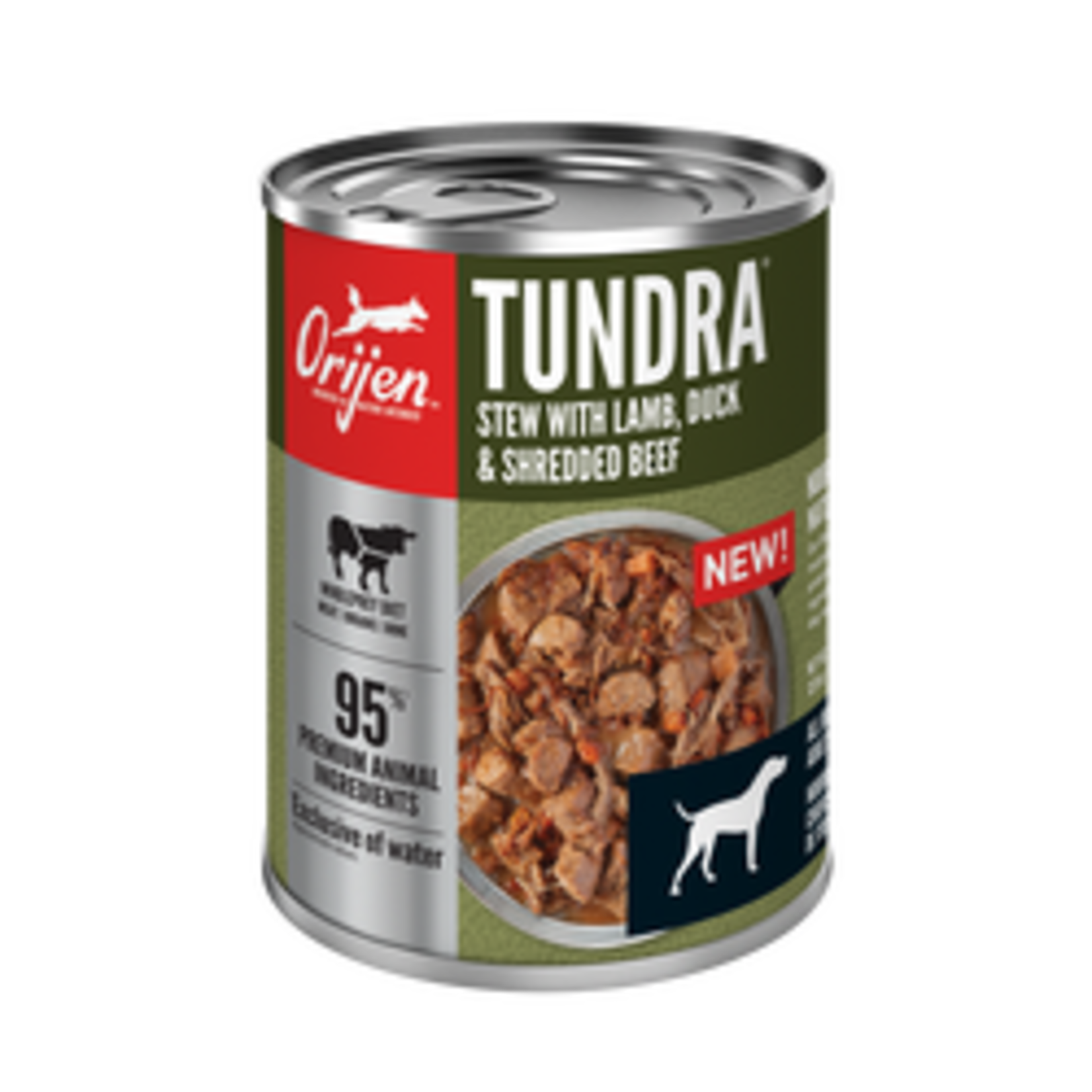 Orijen Orijen CanTundra Stew Recipe with Shredded Beef, Duck & Lamb for Dogs 363g