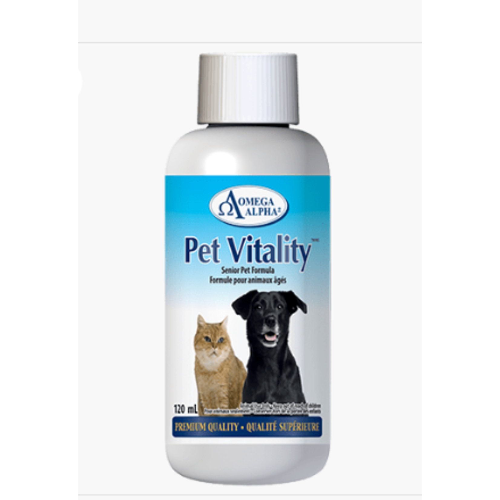 Omega Alpha Omega Alpha Pet Vitality™  Senior Pet Formula 120ml