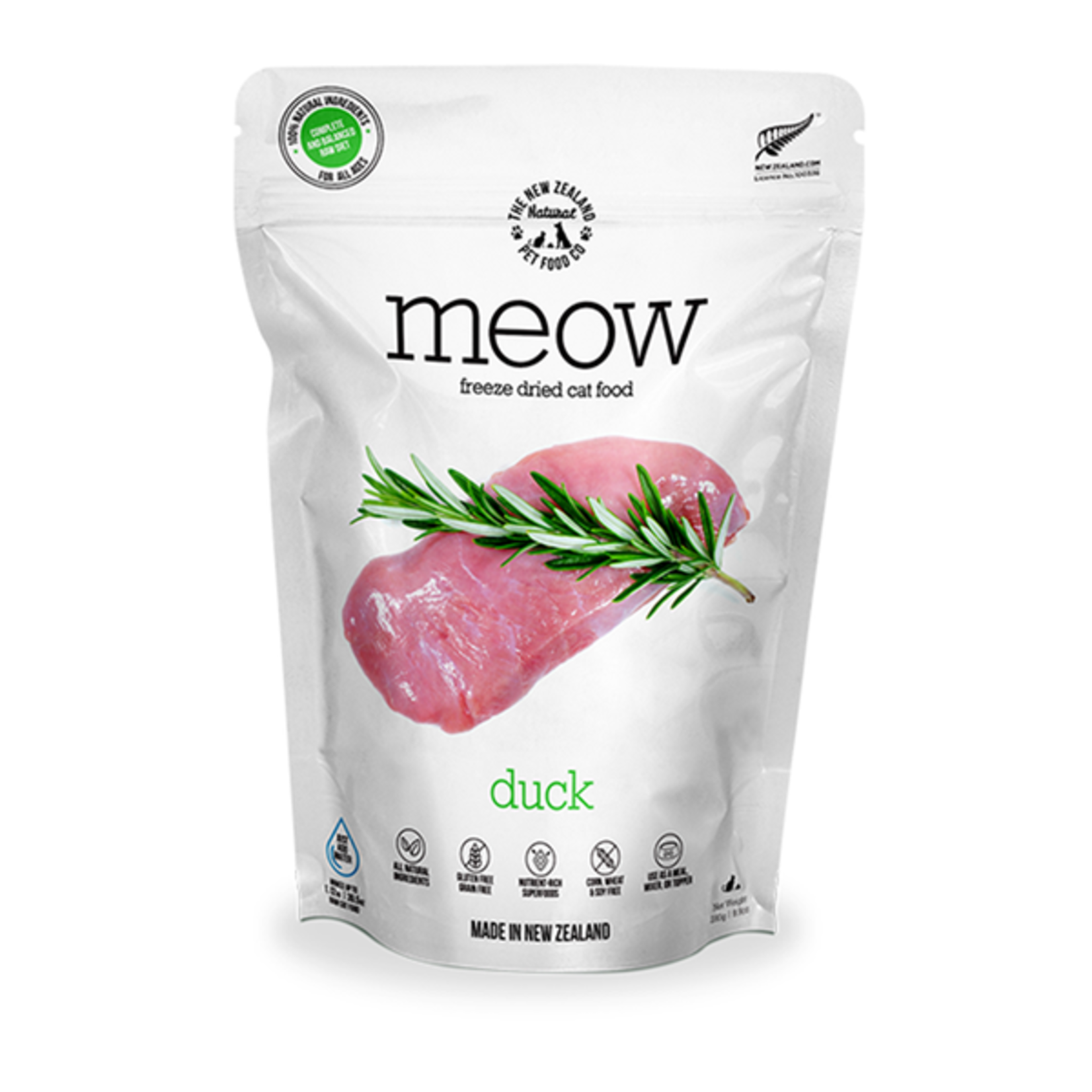 The New Zealand Pet Food Co THE NEW ZEALAND NATURAL PET FOOD CO MEOW Freeze-Dried Duck 50g Treats