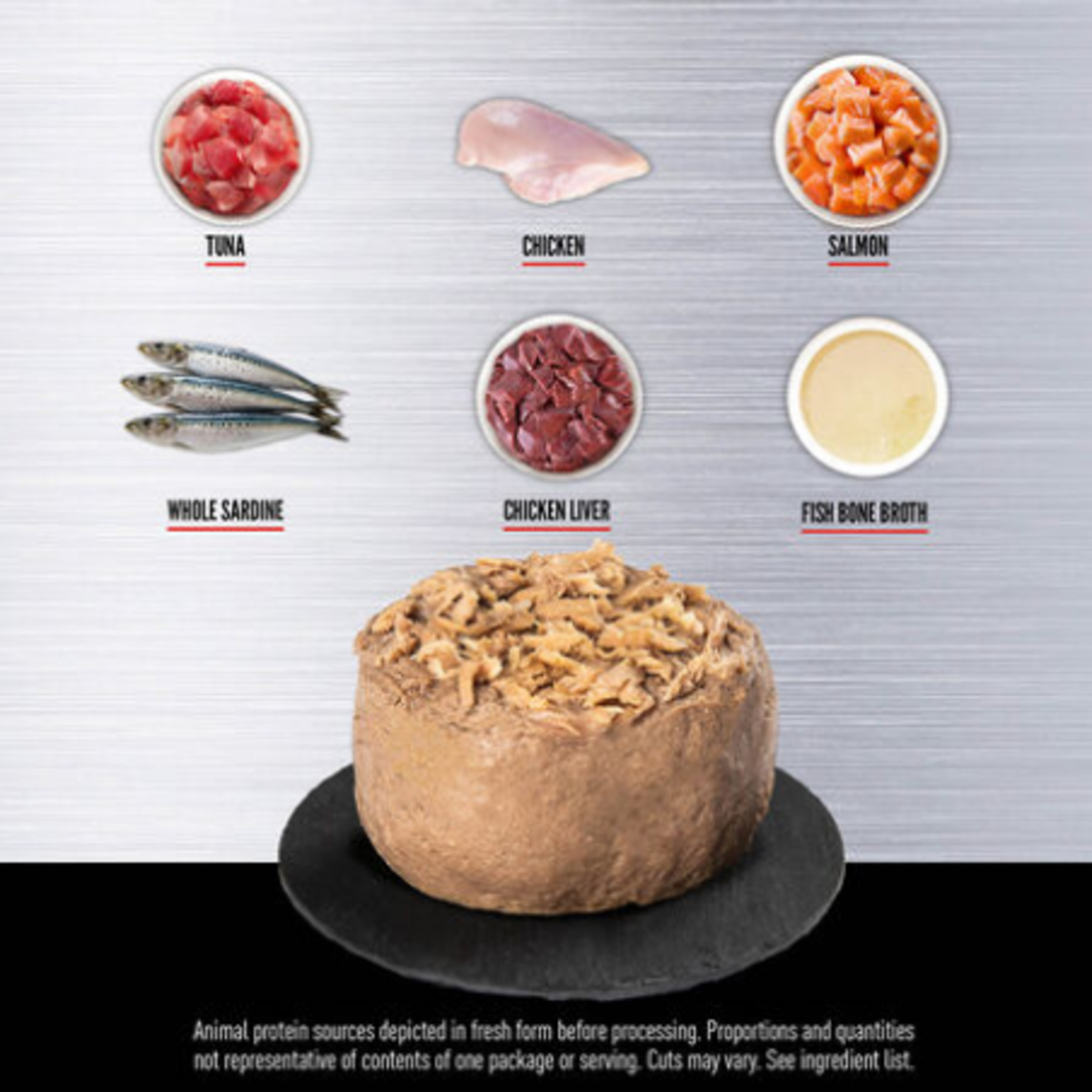 Orijen Orijen Cat Can Tuna, Salmon & Beef Entrée Pate Topped with Shredded Beef 85g