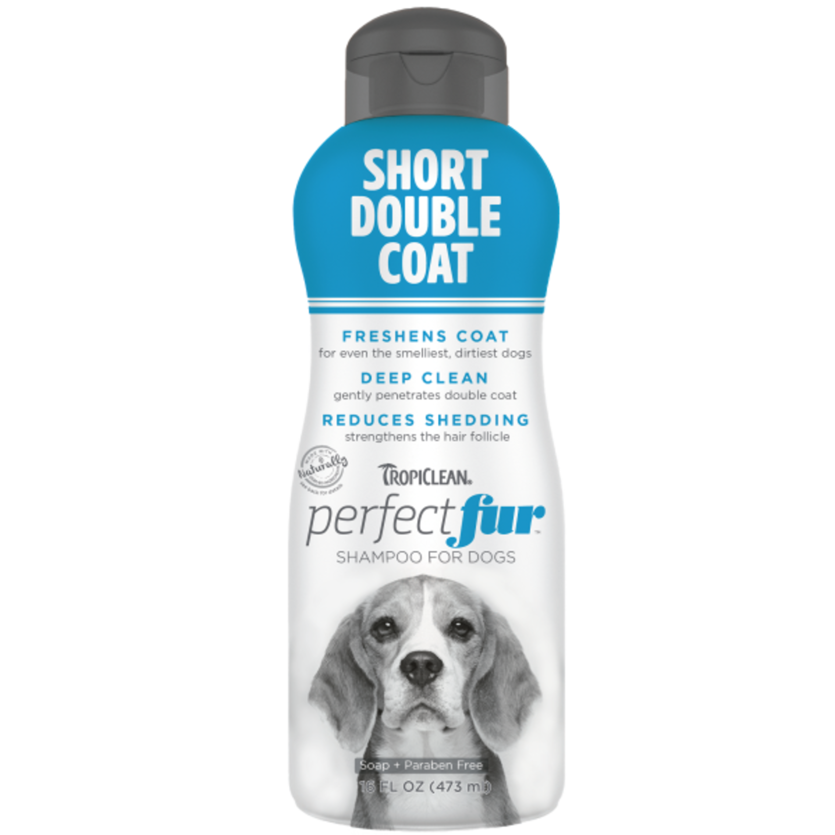 Tropiclean TROPICLEAN Perfect Fur Short Double Coat Shampoo for Dogs 16oz