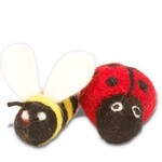 Dharma Dog Karma Cat Dharma Dog Karma Cat Ladybug & Bee Cat Toy 2pk