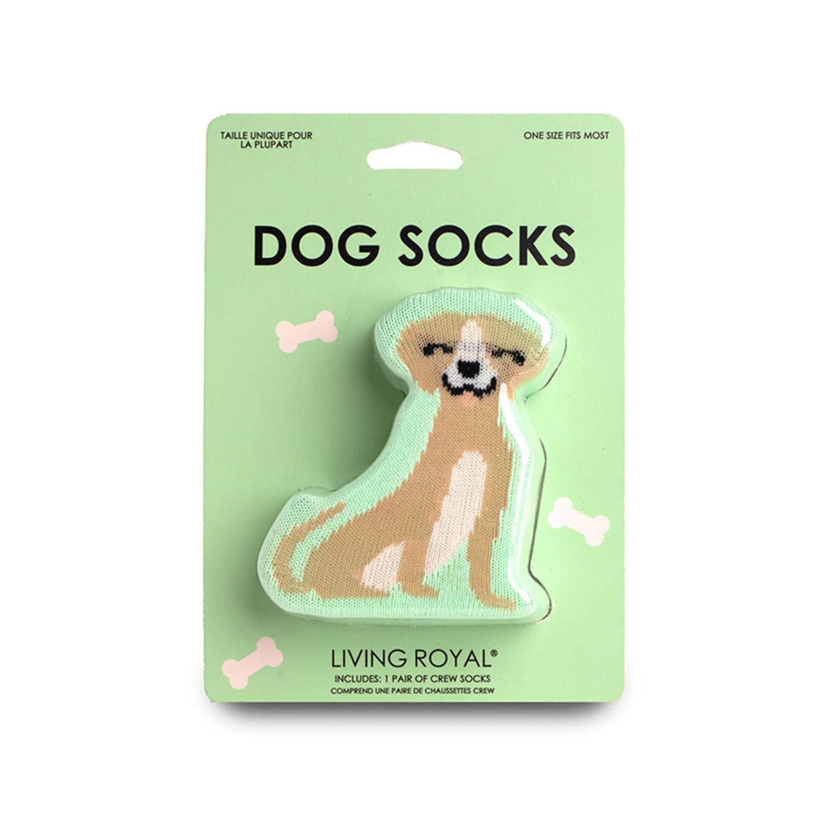Living Royal LIVING ROYAL Dog 3D Crew Socks