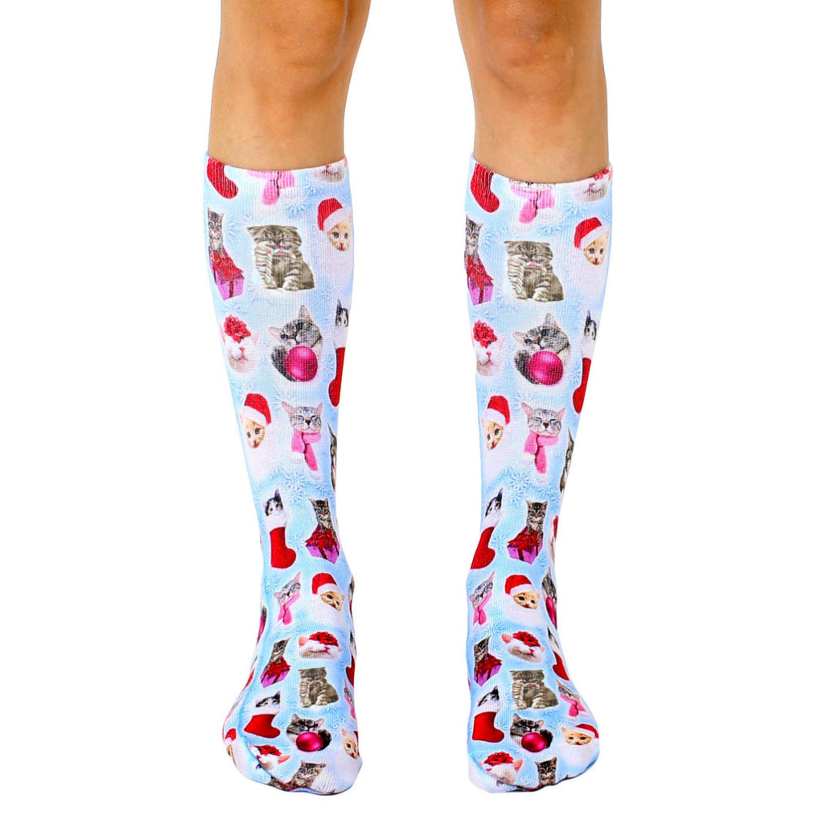 Living Royal LIVING ROYAL Christmas Kitties Crew Socks