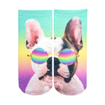 Living Royal LIVING ROYAL Tie Dye Frenchie Ankle Socks