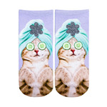 Living Royal LIVING ROYAL Spa Kitty Glitter Ankle Socks