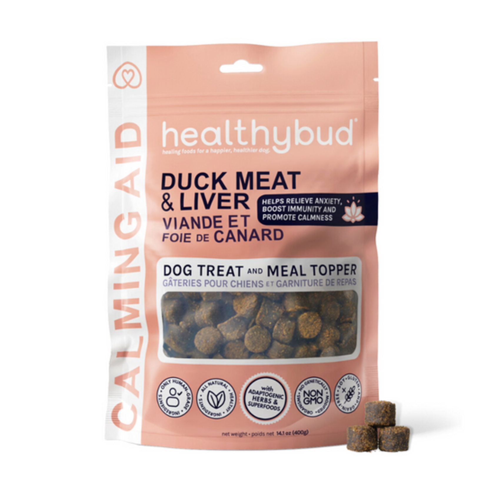 Healthy Bud Corp. Healthy Bud Dog Treats  Duck Calming Aid