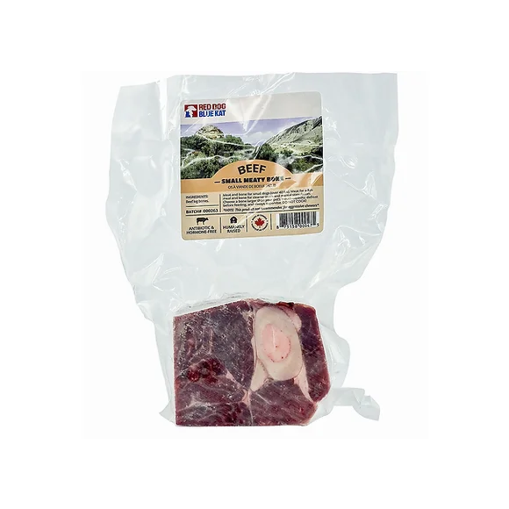 Red Dog Blue Kat RDBK Non-Medicated Meaty Beef Bone small (IN STORE PURCHASE ONLY)