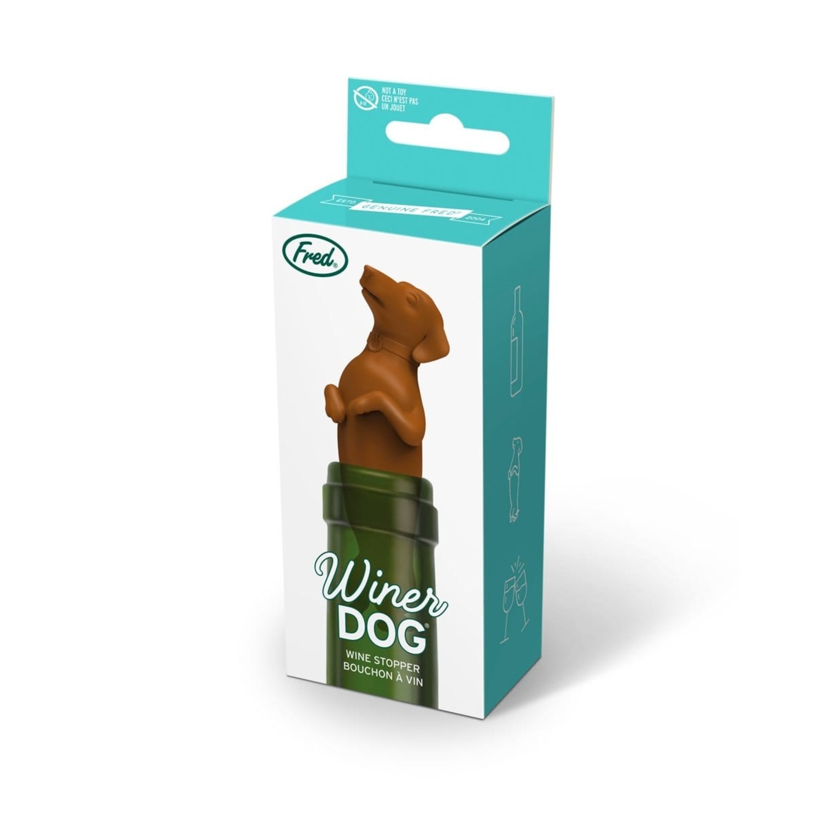 FRED FRED WINER DOG bottle stopper