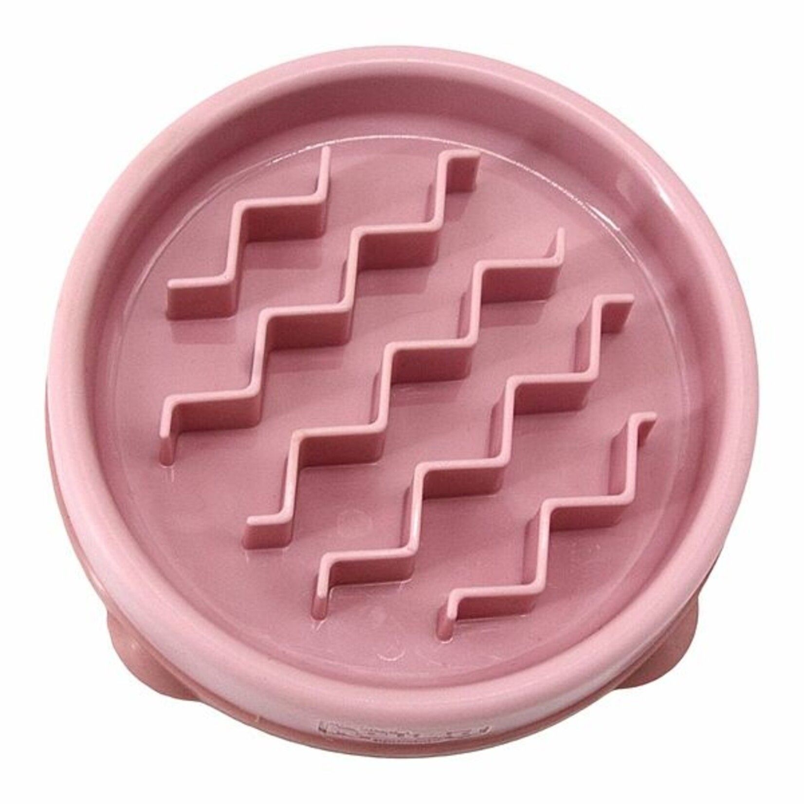 Outward Hound OUTWARD HOUND Fun Feeder Slo-Bowl PINK Small | 3/4 Cup