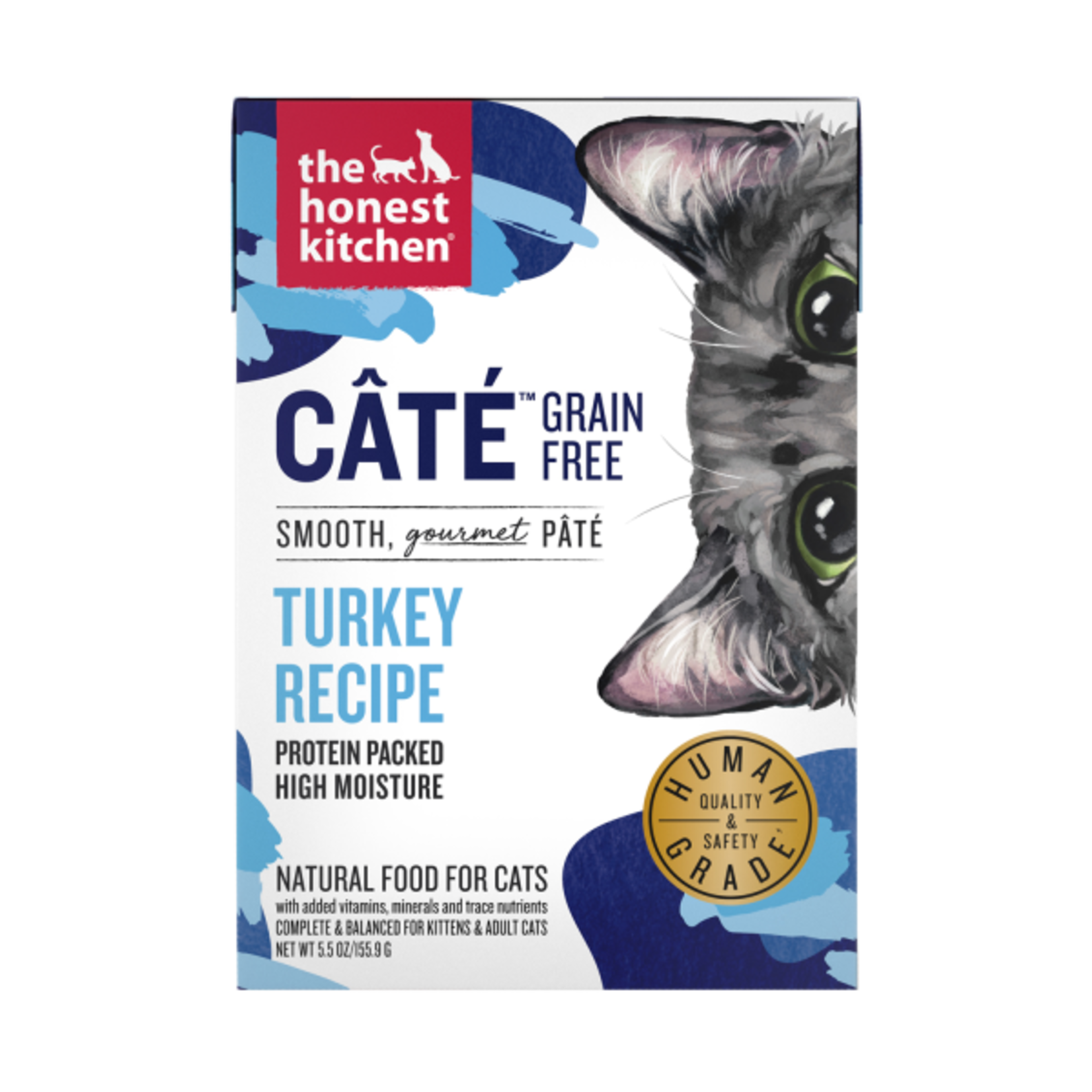 The Honest Kitchen Honest Kitchen Cat Grain Free Turkey Câté (Pâté) Tetra 5.5oz