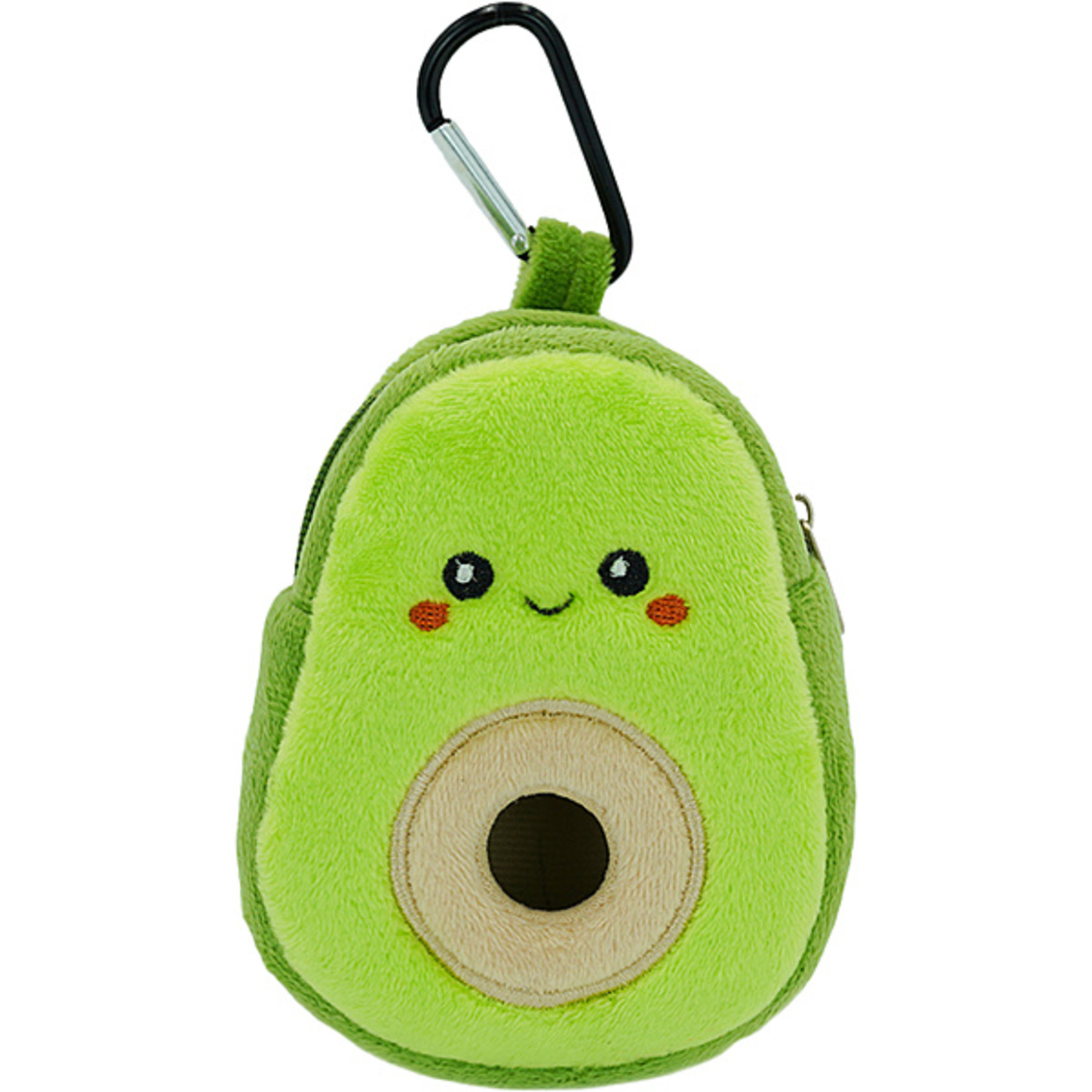 HUGSMART HUGSMART Plush Avocado Poop Bag Dispenser