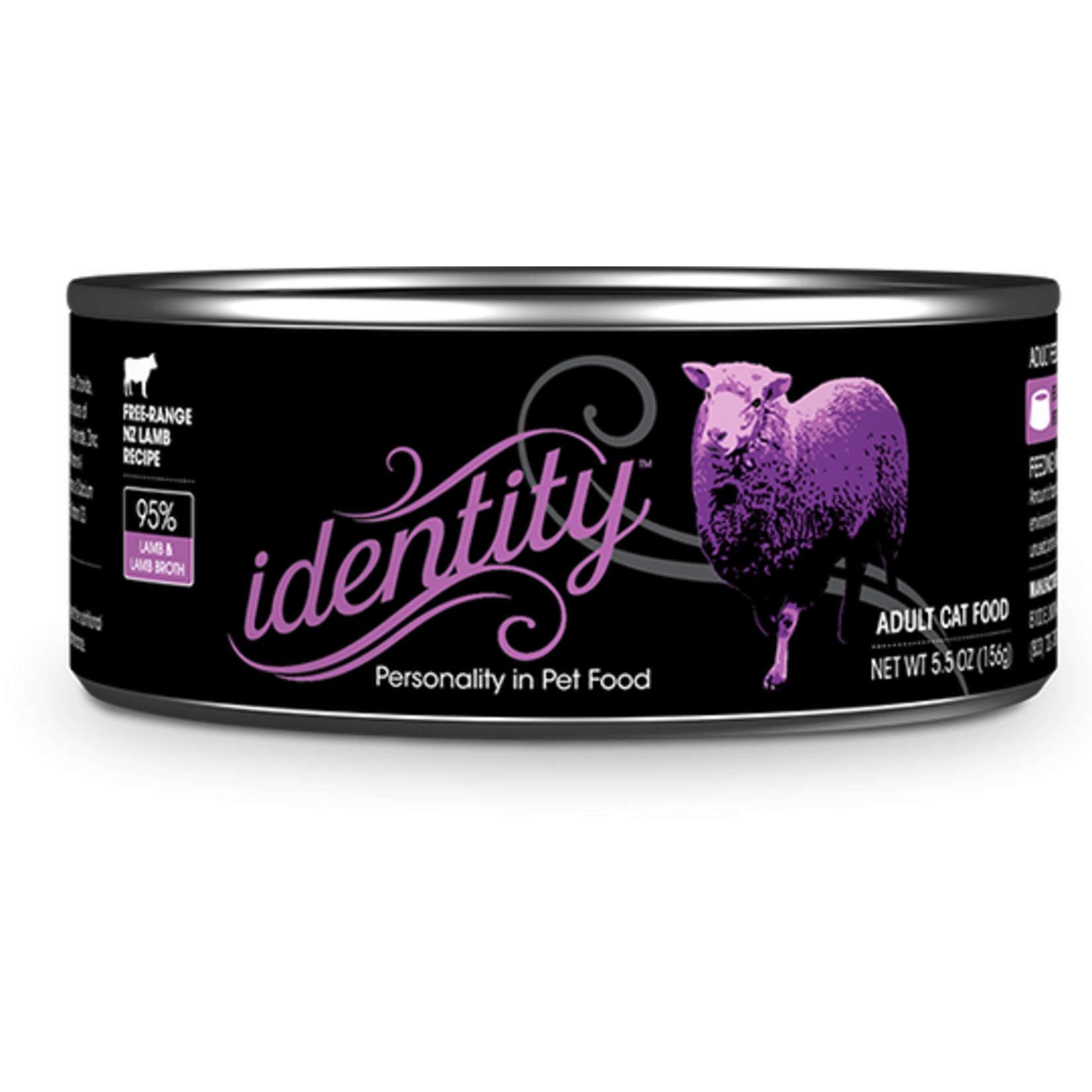 Identity Identity 95% Free-Range NZ Lamb & Lamb Broth Pâté Wet Cat Food 5.5oz