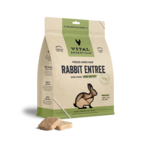 Vital Essentials *FREE TREAT DEAL* Vital Cat Rabbit Mini Patties Freeze-Dried Grain Free  8oz/226.8g NEW PACKAGING