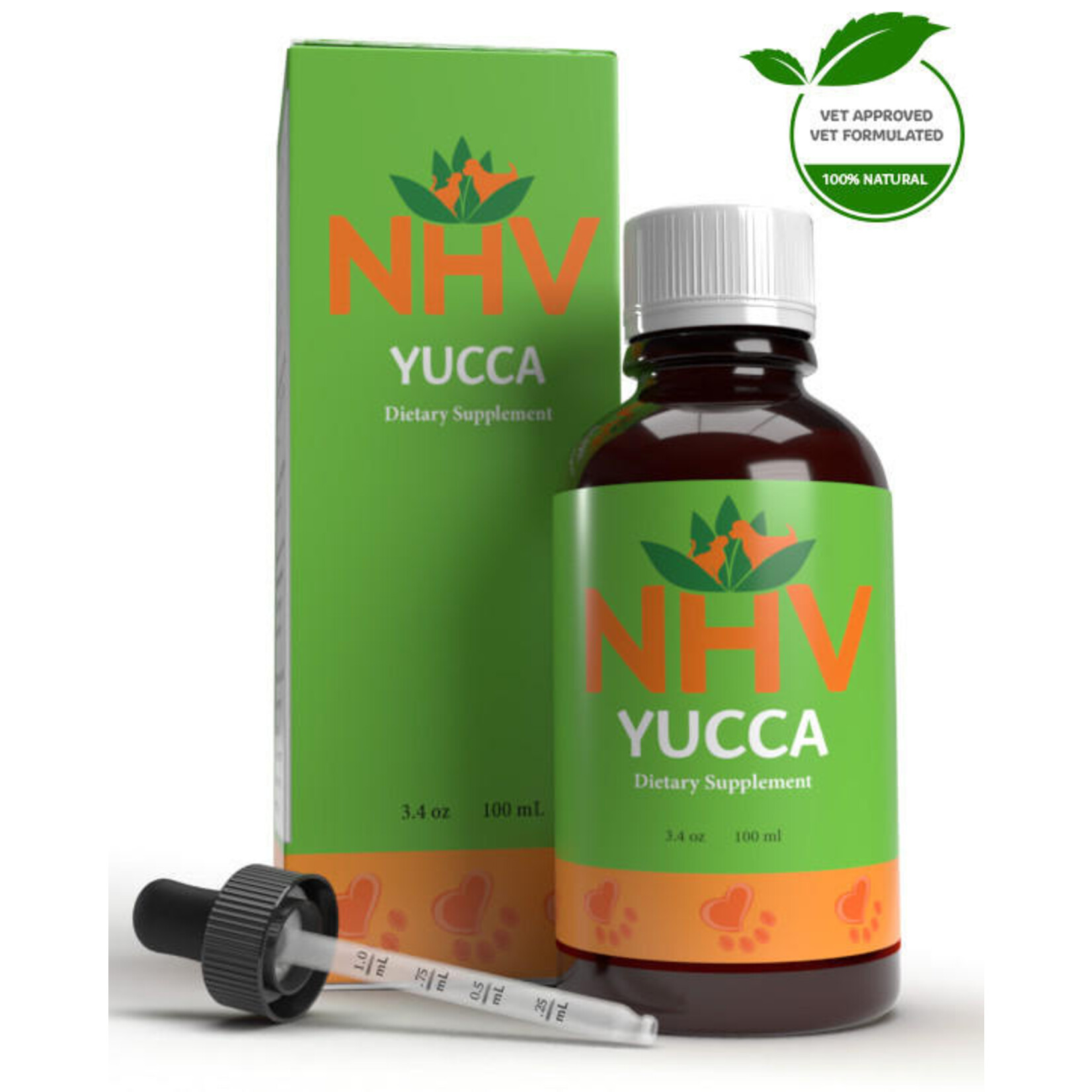 NHV Natural Pet Products NHV YUCCA - Digestive Support, and Dog Appetite Booster for Dogs & Cats IN-STORE ONLY