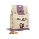 Vital Essentials Vital Cat Turkey Dinner Patties Freeze-Dried Grain Free  8oz/226.8g NEW