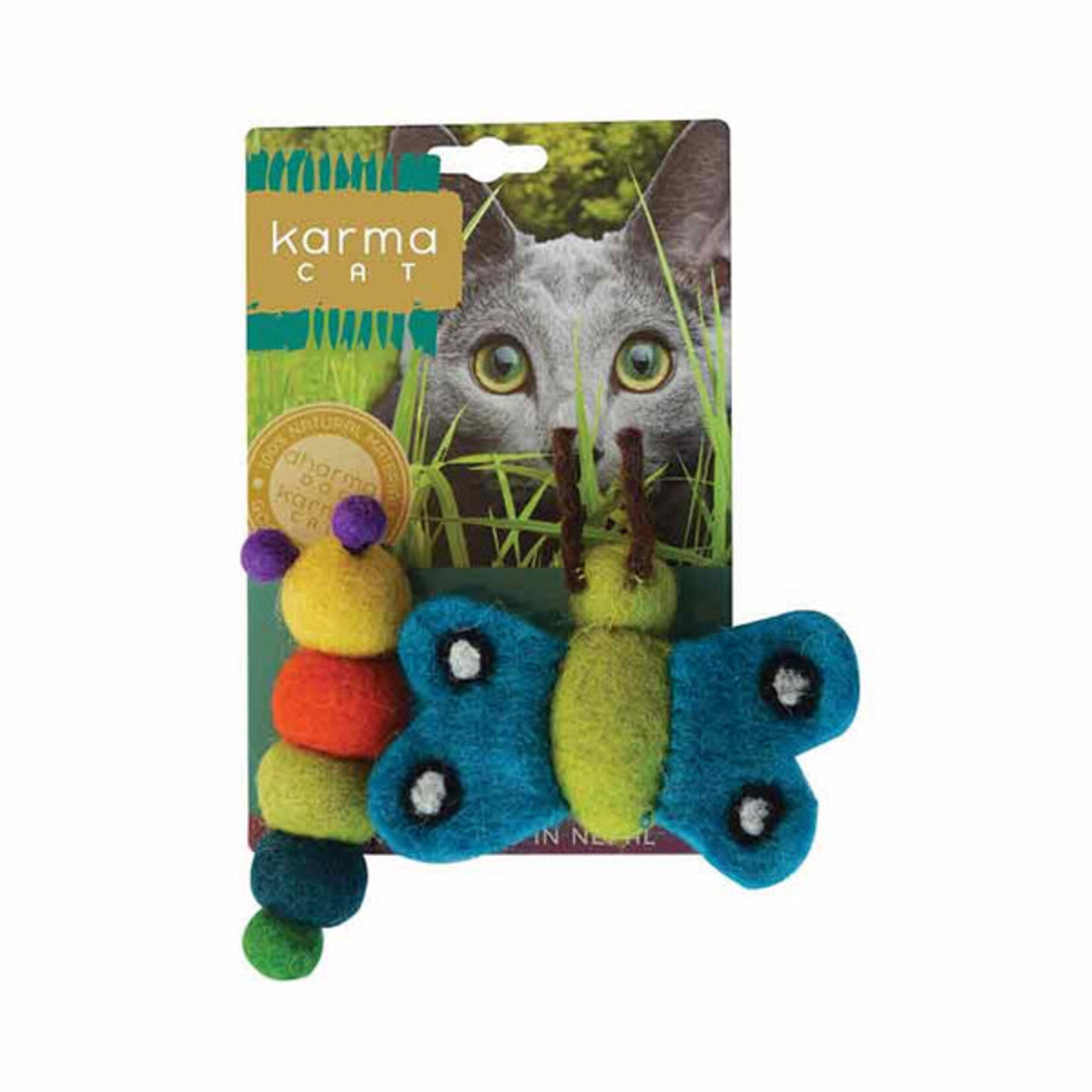Dharma Dog Karma Cat Dharma Dog Karma Cat Caterpillar & Butterfly - 2 pk