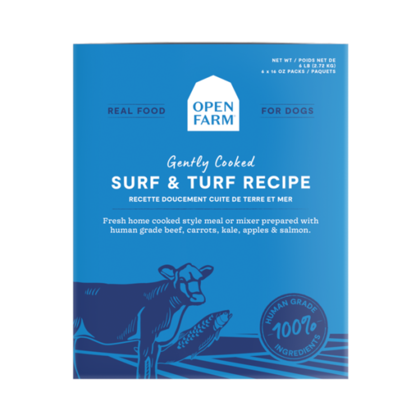 Open Farm Open Farm Dog Gently Cooked Grain Free Surf & Turf (No Label) 16OZ DELIVERY UNAVAILABLE
