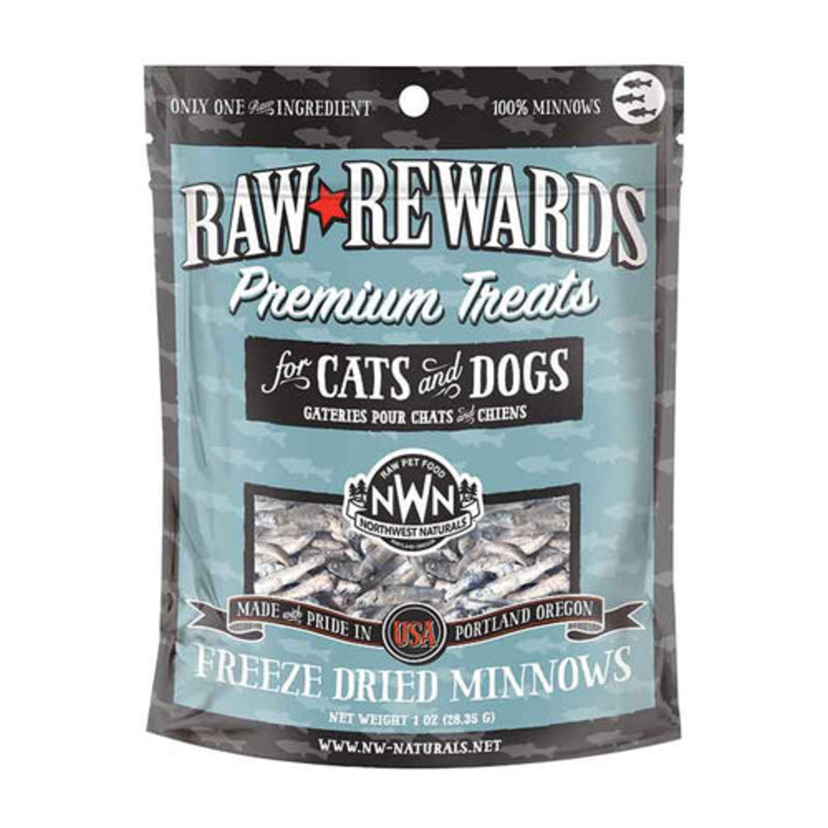 Northwest Naturals Northwest Natural Raw Rewards - Freeze Dried Minnows for Dogs & Cats 1oz/28.35g