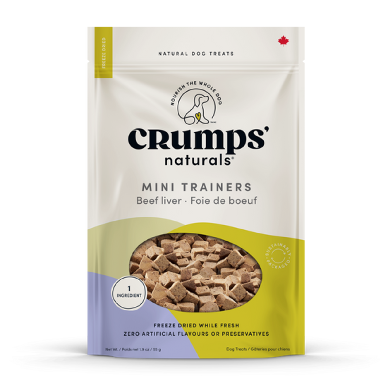 Crumps Crumps Dog Mini Trainers Freeze Dried Beef Liver 1.8oz