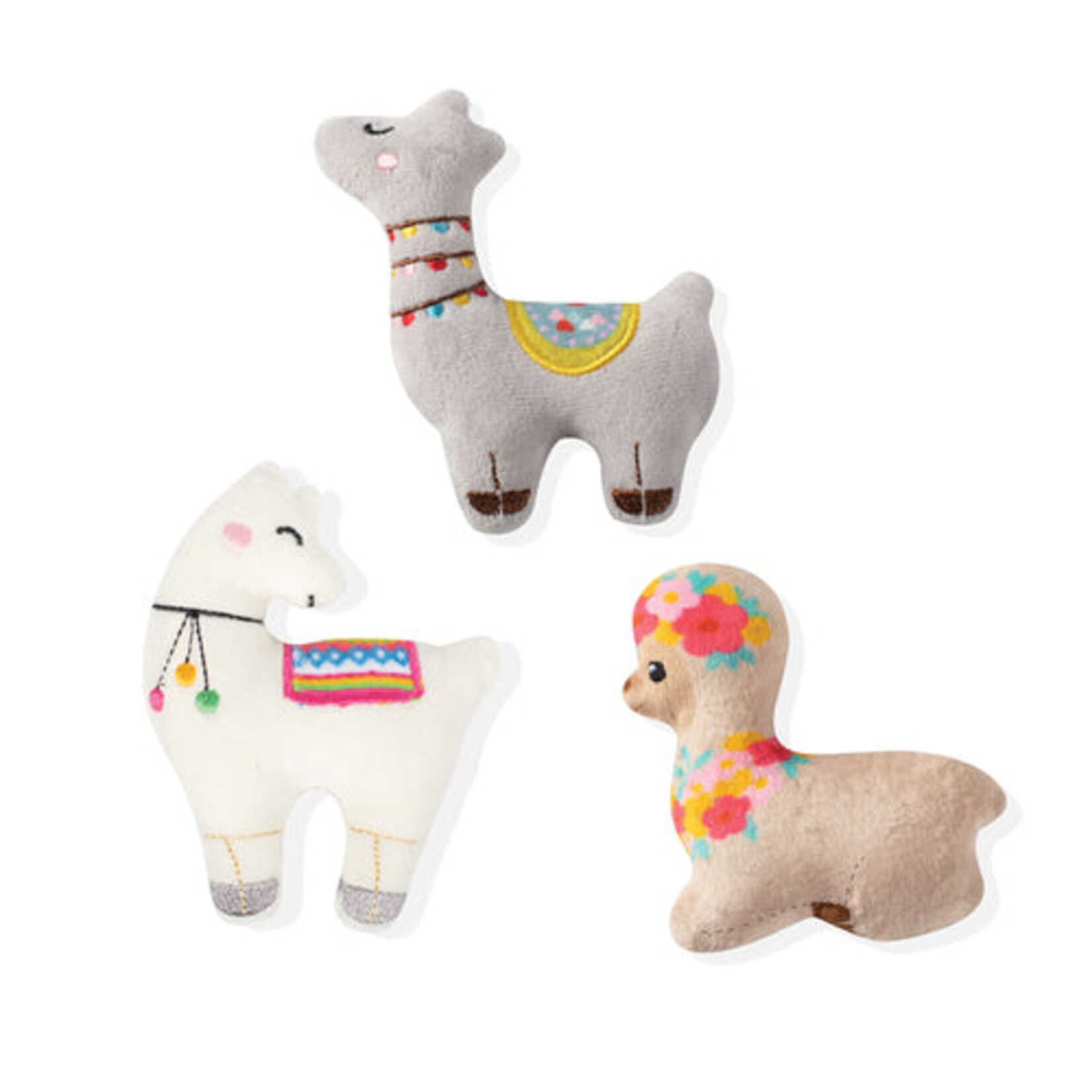 Fringe Studio FRINGE Studio Llama Love 3pc Small Dog Toy Set