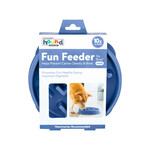 Outward Hound OUTWARD HOUND Fun Feeder Slo Bowl Medium Blue 2 Cup