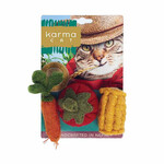 Dharma Dog Karma Cat Dharma Dog Karma Cat Veggies Cat Toy 3pk